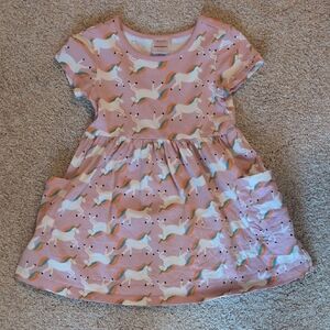 Hanna Andersson Pink Unicorn Dress